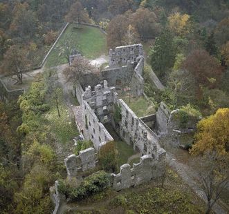 Die untere Festung der Festungsruine Hohentwiel