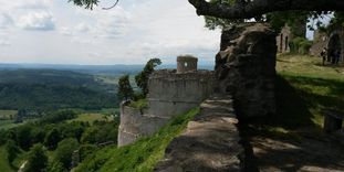 Festungsruine Hohentwiel, Ausblick über das Umland
