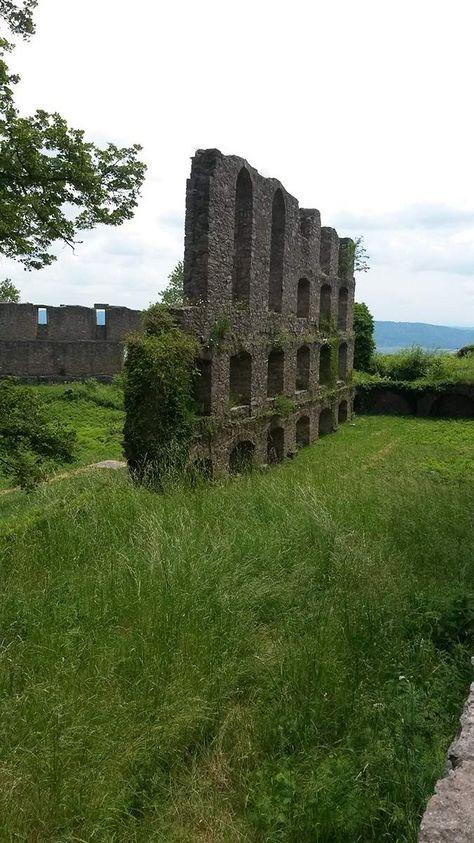 Hohentwiel Fortress Ruins, Part of the wall