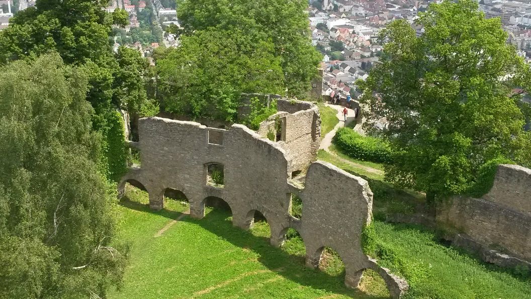 Festungsruine Hohentwiel, Langer Bau der oberen Festung