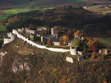 Festungsruine Hohentwiel von oben