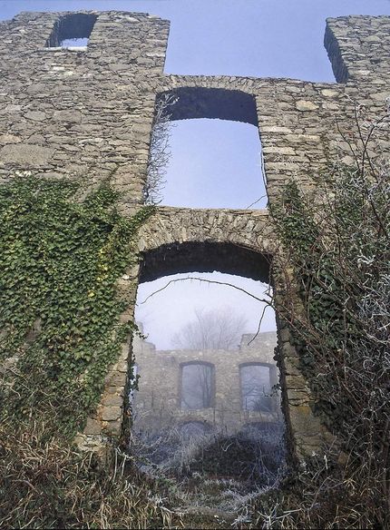 Ruines du château-fort de Hohentwiel, Murailles des ruines de la forteresse