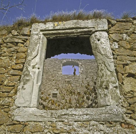 Ruines du château-fort de Hohentwiel, Vue d'une fenêtre