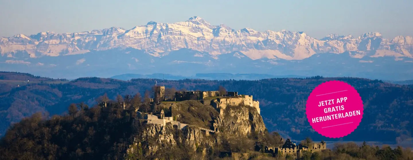 Festungsruine Hohentwiel, Luftansicht