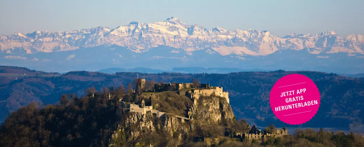 Festungsruine Hohentwiel, Luftansicht