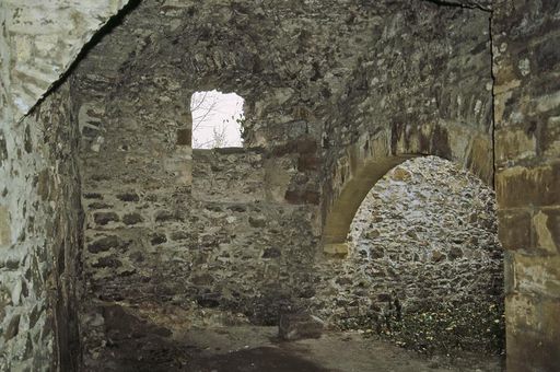 Festungsruine Hohentwiel, Gewölbe im Erdgeschoss der oberen Festung