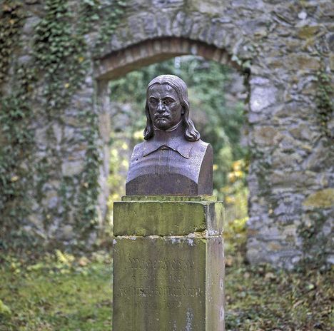 Hohentwiel Fortress Ruins, Bust of Konrad Widerholt